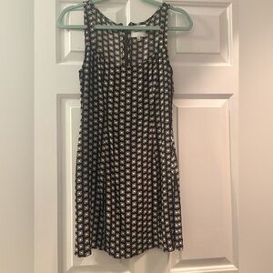 Reformation Noha dress in brown and white